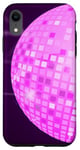 Coque pour iPhone XR Disco Ball 70s 80s Retro Pink Disco Ball