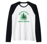 Holiday Lights And Basic Human Rights For The Good Humans Raglan Baseball Tee