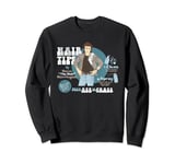 Stranger Things Steve Harrington Pose Spray Warning Hair Tip Sweatshirt