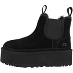 UGG Femme Neumel Platform Chelsea Bottes Classiques, Black, 43 EU