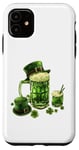 iPhone 11 St. Patricks Day Paddys Design Fun to Beers Whiskey Party Case