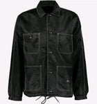 Edwin Steppers Nylon Field Jacket Black Size Medium uk 40 eu 50