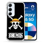 Cokitec Coque Renforcée pour Samsung Galaxy A55 5G Manga One Piece Tete de Mort