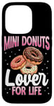 Coque pour iPhone 14 Pro Mini Donut Lover for Life Mini Donuts