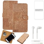 FOR OnePlus OnePlus 8 Pro SMARTPHONE CASE COVER WALLETCASE CORK