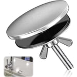 Keyouny - Cache Trou Evier Cuisine Couvercle Trou Robinet Inoxydable Bouchon Bache Trou evier Obturateur pour Bouchon de Trou de Robinet d'Évier