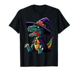 Scary Halloween T rex Witch Hat Costume Spooky Season T-Shirt