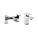 Bathroom Sink Tap Margate Set Designer Chrome Bath Shower Basin Mixer & Filler