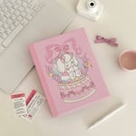 Idol Photo Strengthening PleCard Holder,Cute Rabbit,Bear Binder,A5,4Grid,3in Photocard,Album for Tester,Instax Gift for Girl - Type cover d-A5