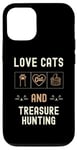 iPhone 12/12 Pro Cat Lover Cats And Treasure Hunting Metal-Detecting Kittens Case