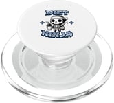 Cute Diet Ninja Shake Protéiné Squelette Ninja PopSockets PopGrip pour MagSafe