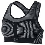 Nike_FE/NOM Flyknit Soutien-Gorge, Femme, Noir/Blanc, L