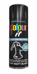 250ML COLOUR IT QUICK DRYING MULTI-PURPOSE PAINT FLAT MATT BLACK FINISH