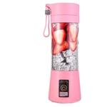 Yzmrbdqc - Mélangeur Trachéal Mélangeur De Fruits électrique Smoothie Maker Mélangeur usb Juice Blender Rechargeable 400ML Rose.