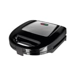 New 750w Electric 2 Slice Sandwich Toast Toaster Maker 700w Non Stick Toasties