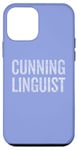 Coque pour iPhone 12 mini Costume d'Halloween rusé de dernière minute pour linguiste