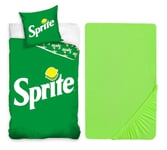 Sprite Set 3pezzi Lit Simple Couette 140-200cm, Taie D'Oreiller ,Draps C / Coin