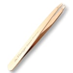 BNIB The Vintage Cosmetics Company Rose Gold Slanted Tweezers