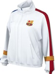Nike Fc Barcelona Jacket Fcb W Nsw Sf Essntl Jkt Gx, White/University Red/Royal Blue, DV5564-100, M