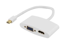 DELTACO videoadapter - DisplayPort / HDMI / VGA