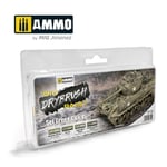 Drybrush Set Green Colors Ammo By Mig - MIG7301