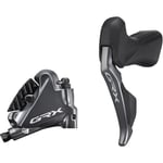 Shimano GRX ST-RX815 GRX Di2 2-speed STI bled with BR-RX810 calliper, left rear