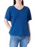 United Colors of Benetton Women's T-Shirt 3pqyd1040, Blue 2g6, M