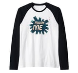 Nice Follow Me Stamp for Costume Lovers Raglan Baseball Tee