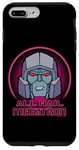 Coque pour iPhone 7 Plus/8 Plus Transformers All Hail Megatron Retro Portrait Logo