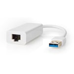 Nedis USB 3.0 - RJ45 netværkskort - 10/100/1000 Mbps