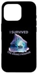 iPhone 16 Pro Antarctica I Survived The Drake Passage Purple Iceberg Case