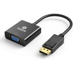 Biaze 1080P DP DisplayPort à VGA Adaptateur Convertisseur Vidéo Câble Full HD NOIR L20630