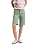 Street One Women's A377225 Bermuda Shorts, Dry Salvia Green, 3 UK