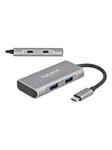 DeLOCK - hub - 4 ports USB hub - USB 3.0 - 4 ports - Sølv