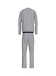 Tommy Hilfiger Long Sleeve Cotton Jersey Pyjama Set, Light Grey Heather