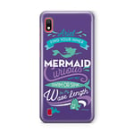 ERT GROUP Original Disney Princess TPU Case for Samsung Galaxy A10, Liquid Silicone Cover, Flexible and Slim, Protective for Screen, Shockproof and Anti-Scratch Phone Case Purple