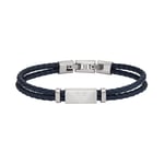 Emporio Armani Mens Bracelet EGS2995040 Leather Blue