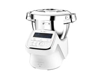 Moulinex Robot cuiseur connecté, 14 modes, Mode manuel, 4,5L, Recettes illimitées, Fabriqué en France, Silencieux, 5 accessoires et un découpe légumes, I-Companion XL, Blanc HF908120