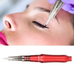 Microblading Machine Eyebrow Eyeliner Lip Tattoo Machine Pen Red(EU Plug ) DTS