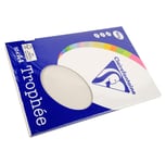 Clairefontaine Lot de 10 Ramettes 50 Feuilles Papier 160g A4 210x297 mm Certifié FSCgris perle