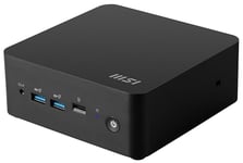 MSI Cubi NUC 1M Intel Core 3 100U Desktop PC, NUC, SFF, Mini Computer, HTPC, (8GB RAM, 512GB Storage, Windows 11 PRO), Intel Graphics/DDR5/Dual ThunderBolt 4/Dual HDMI/Dual LAN/WiFi 6E/BT 5.3/VESA