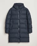 RAINS Alta Long Puffer Parka Navy