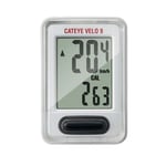 Cat Eye Velo 9 Wired Cycle Bike Computer Speed Distance Timer Calories Clearance