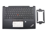 Chicony - Erstatningstastatur For Bærbar Pc - Med Trackpoint - Bakbelysning - Qwerty - Storbritannia - Svart - Fru - For Thinkpad X390 Yoga 20Nn, 20Nq