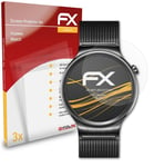 atFoliX 3x Film Protection d'écran pour Huawei Watch mat&antichoc