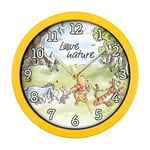 Disney Winnie l'ourson WP3014 Horloge Murale Jaune Taille Unique