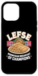 iPhone 12 Pro Max Lefse Norwegian Breakfast If Champions - Norway Food Case