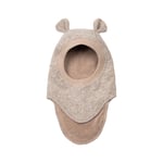 Huttelihut Balaclava Ears Wool Camel Melange | Brun | 12-24 months