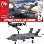 Airfix Aircraft Model Building Kits - A50190 Supermarine Spitfire & F-45 B II to