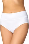 Merry Style Bas de Bikini pour Femmes pour Plage et Piscine, Mode de Bain Estivale Femme Caleçon Culotte Bas Maillot de Bain MSVR5 (Blanc (0016), FR 48 = DE 46)